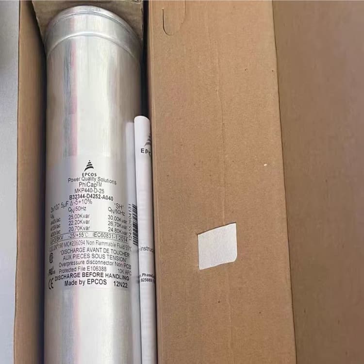 Original box new MKP440-D-25.0 B32344D4252A040 EPCOS three-phase AC filter capacitor