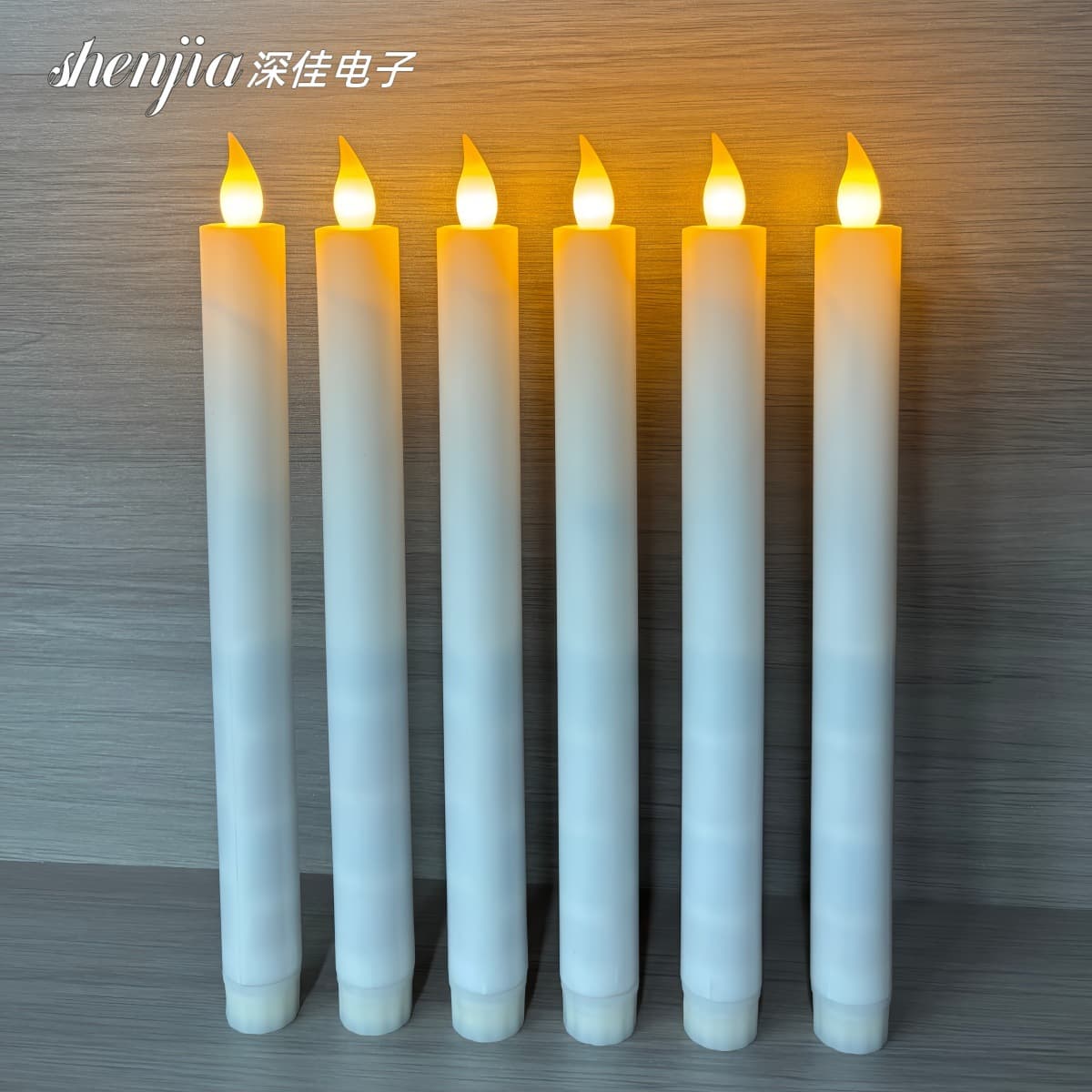 Cross-border Halloween Long Stem LED Electronic Candle Light Remote Control Birthday Atmosphere Electronic Stem Candle Christmas Decoration