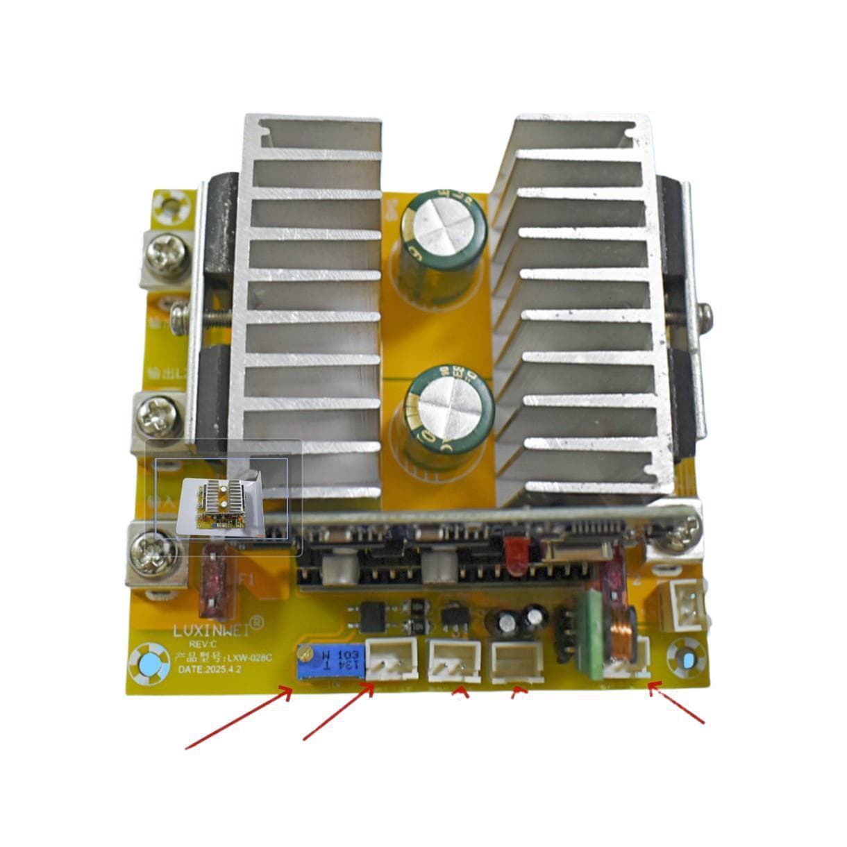 Low Frequency 50Hz Pure Sine Wave Inverter Driver Board H-Bridge SPWM 12V24V
