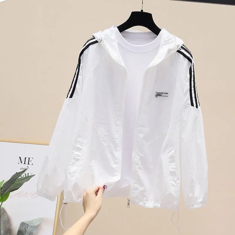 Trendy Sun Protection Jacket for Women 2024 New Arrival Summer Short Top Blouse Lightweight Breathable Plus Size UV Protection Clothing