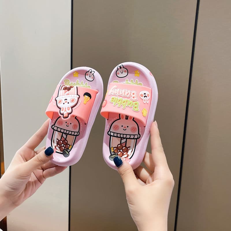 Children's Slippers Summer Outdoor Cute Boys Girls Sandals Non-slip Soft Sole Indoor Outdoor for Kids