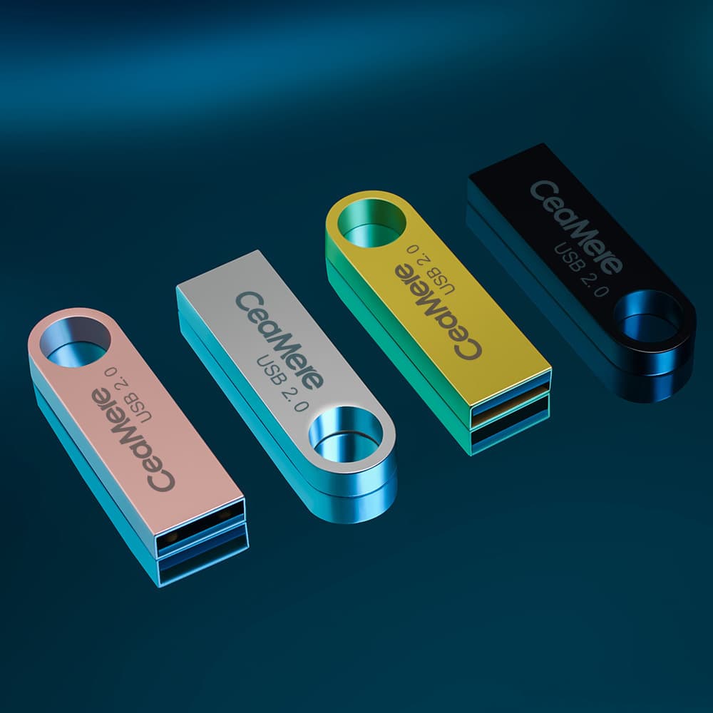 Custom Engraved USB Flash Drive 32GB Wholesale 16GB Metal USB Drive Creative Gift USB 3.0 High Speed Car 128GB 64GB USB Flash Drive