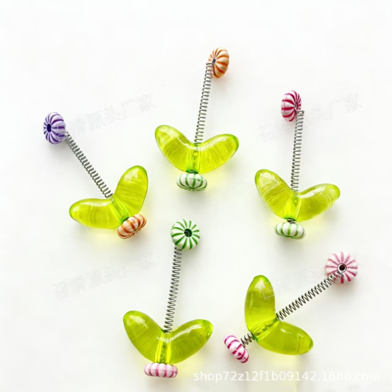 Handmade Spring Car Ornament Wobbly Flower Car Decoration Material Internet Celebrity Cute Flower Creative Handmade Accessories