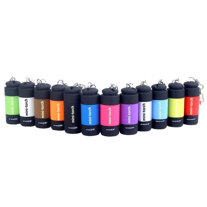 USB Rechargeable LED Multi-Function Strong Light Children's Household Plastic Mini Flashlight Portable