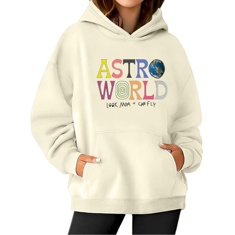Astroworld Album Travis Scott Hoodie Look Mom I Can Fly Hood