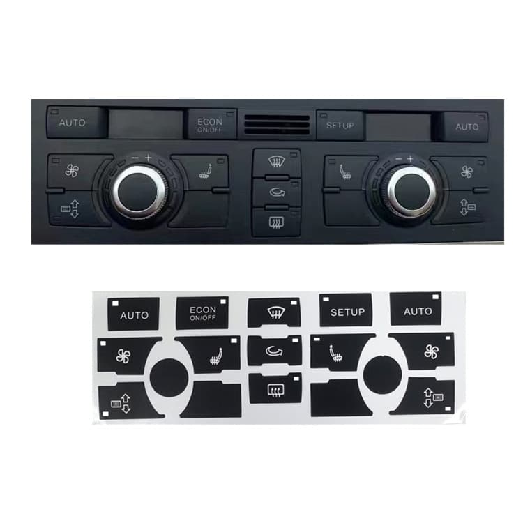 Suitable for 2005-2011 Audi A6L sticker car air conditioning control switch button repair sticker