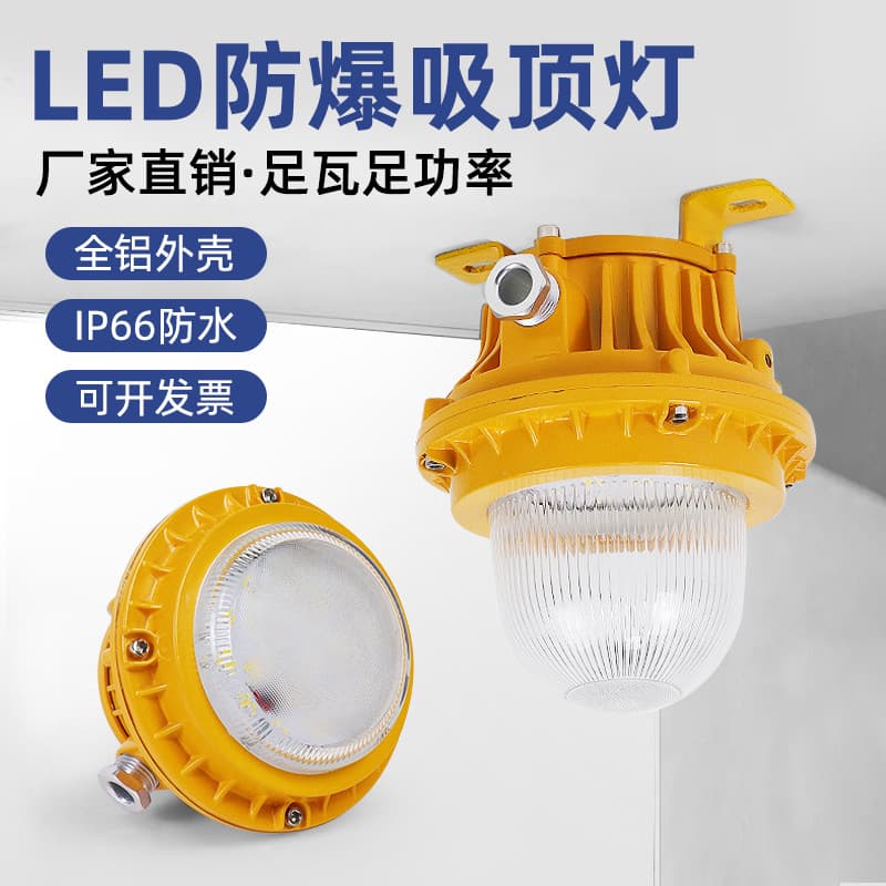 led explosion-proof ceiling lamp industrial lighting warehouse factory workshop dust-proof platform lamp anti-glare anti-corrosion lighting