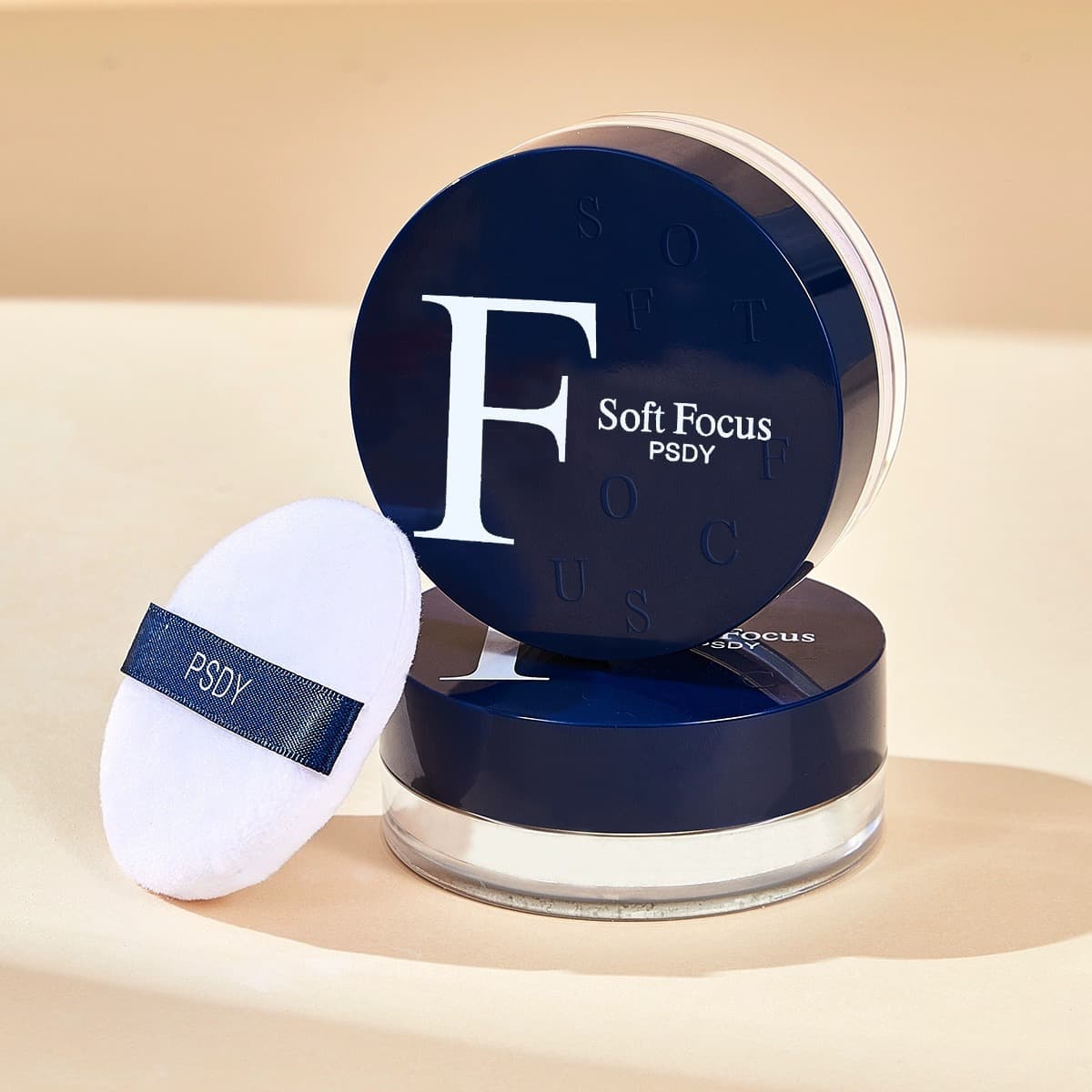 PSDY Soft Matte Setting Powder Waterproof Sweatproof Oil-Control Long-Lasting Loose Powder Velvet Finish Natural Look