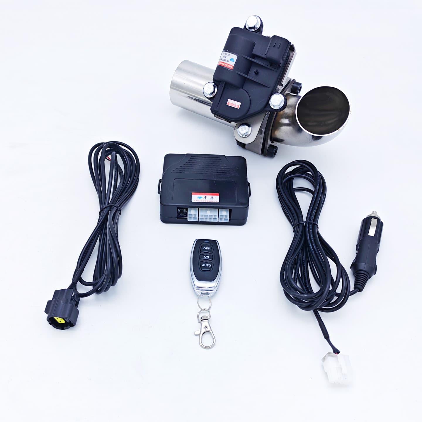 Car Exhaust Pipe Modification Electronic Valve Sports Car Sound Micro Adjustment Remote Control Two-Pin Two-Wire Electronic Controller