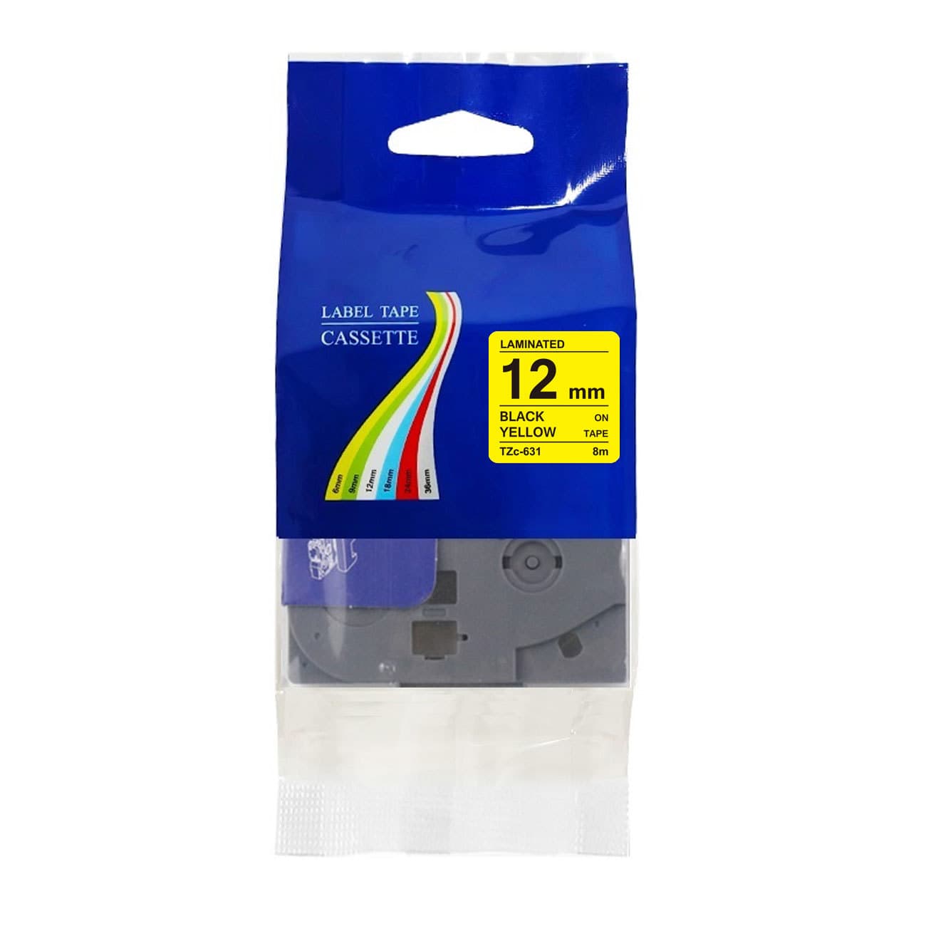 Compatible with Brother label printers using 12mm standard laminated self-adhesive label printing paper with domestic ribbon, and compatible with TZC231.