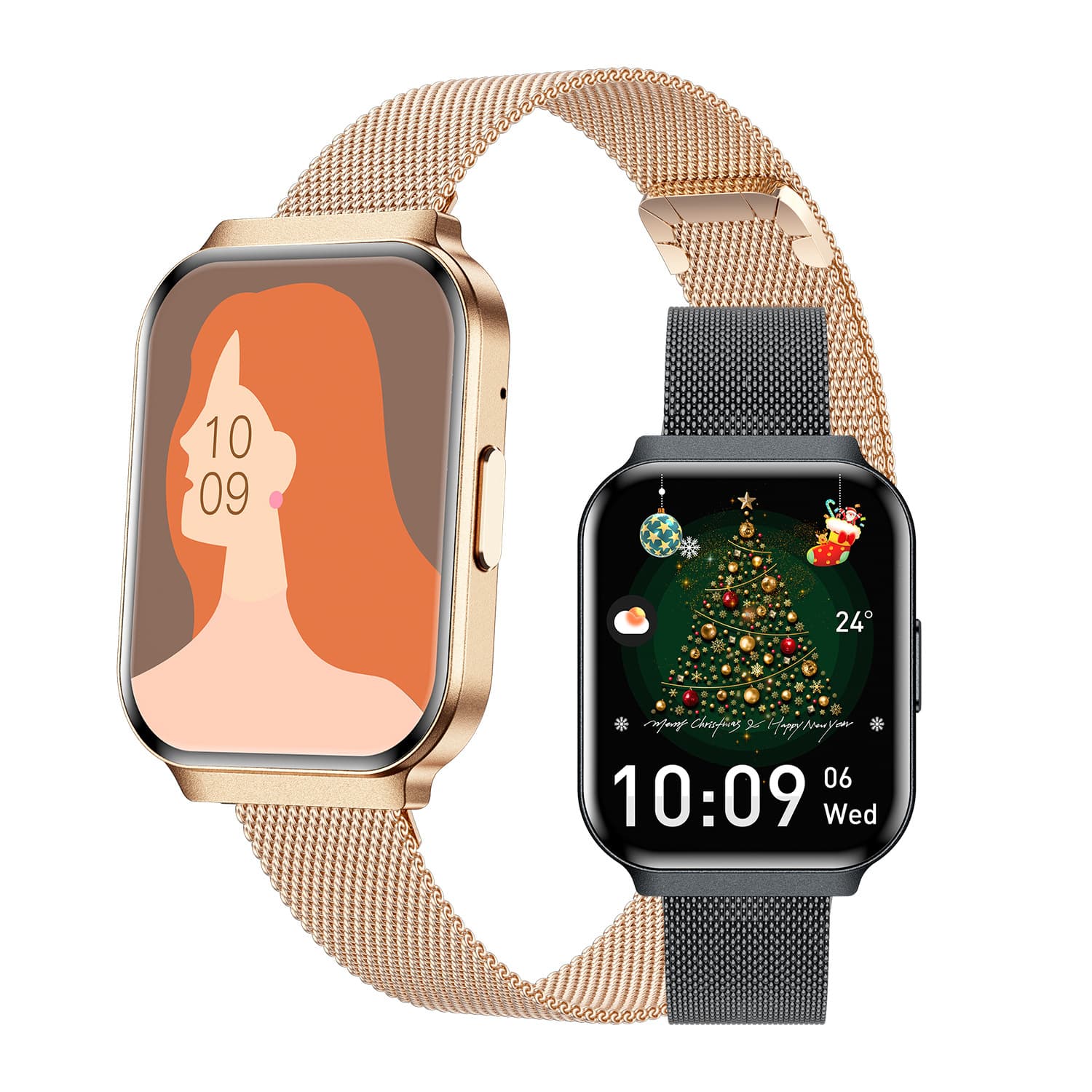 Cross-Border Km86 Smart Watch Ultra-Thin Call Bluetooth Music Multi-Functional Sports Health Monitoring Women's Jewelry Watch