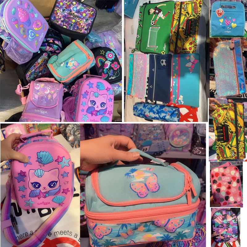 Sole Clearance Australia Smiggle Lunch Bag Kids Lunch Bag Student Lunch Box Insulated Bag