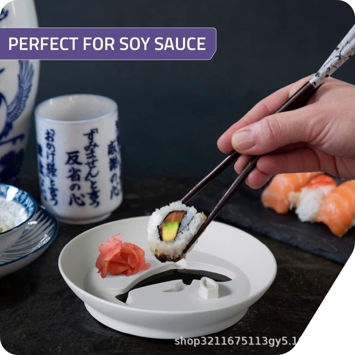 Cross-border labeling popular Whale-Shaped Dipping Dish kitchen whale-shaped dipping dish