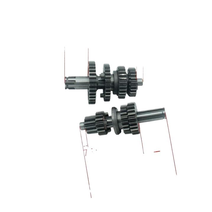 Lifan 125 Horizontal Engine Off-Road Motorcycle Parts LF125CC Transmission Main and Counter Shaft Assembly