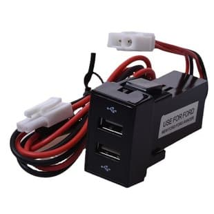 Compatible with Honda/Toyota/Nissan/Ford/Suzuki/Isuzu/Mazda/Mitsubishi Vehicle 4.2A Dual USB