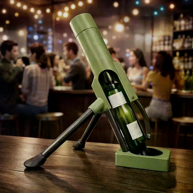 Portable Beer Blaster Launcher Fun Bottle Opener Creative Drinking Game Toy for Camping Picnic