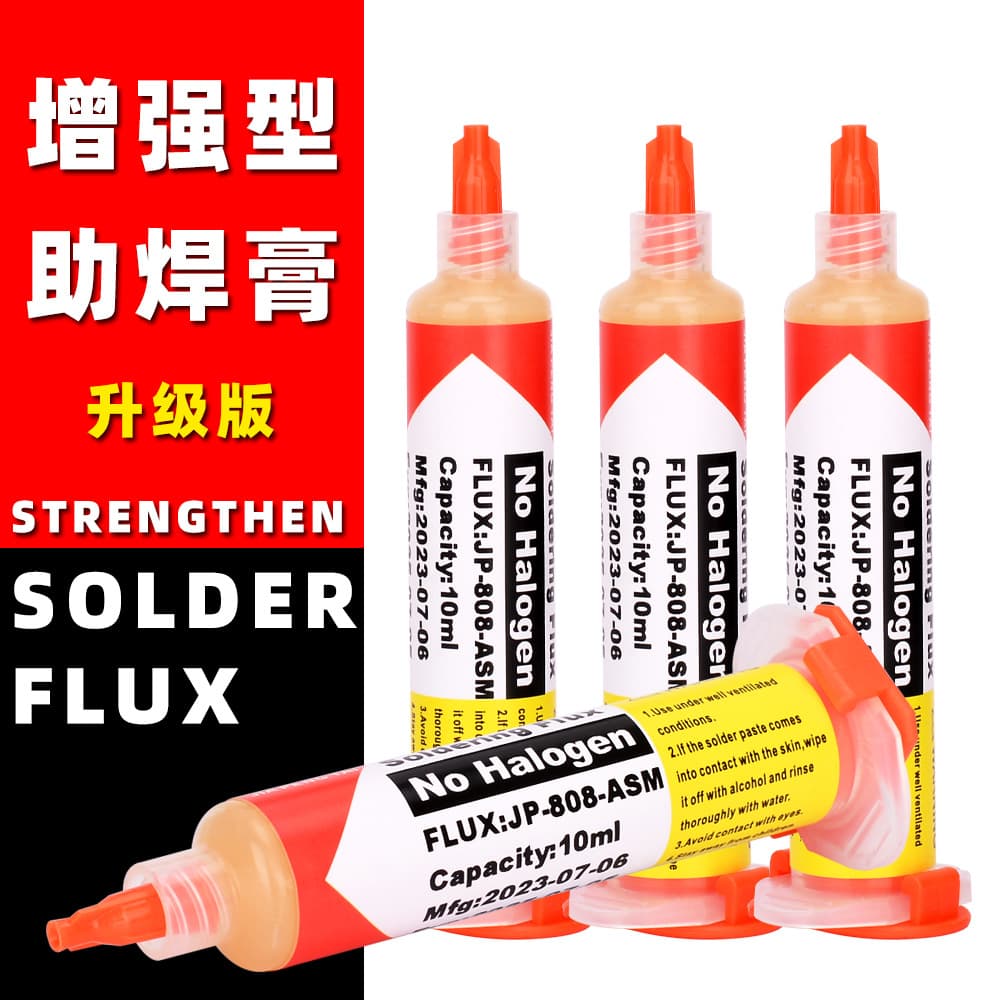 BGA flux paste syringe soldering oil, replacement for NC-559 flux, JP808 new formula with fast tinning 10CC