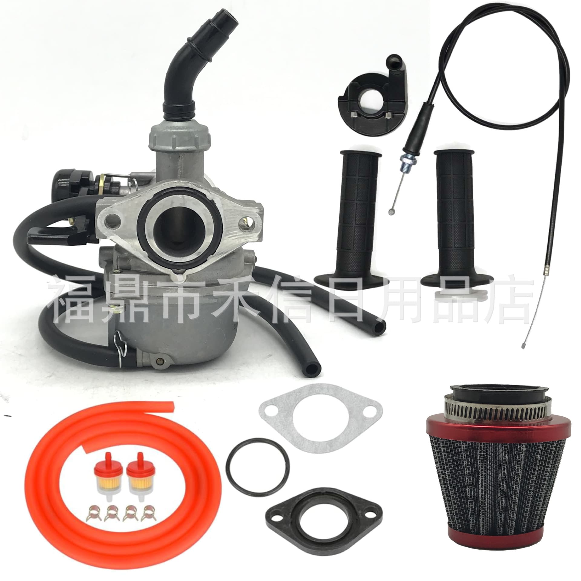 The PZ19 19mm carburetor is suitable for DB10, DB24, GK110, and ATV go-karts with a displacement of 50cc to 125cc.