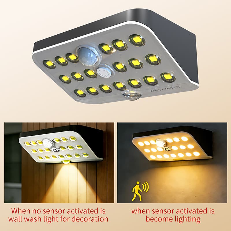 New Induction Solar Light Auto-On Sensor Solar Garden Light Solar Light Outdoor Lighting Atmosphere