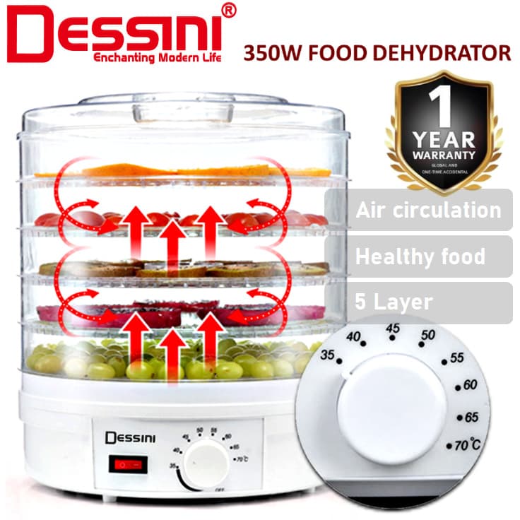 Food Dehydrator 6 Layers Fruit Vegetable Dryer Meat Drying Machine Small Bear Brand Dry Fruit Maker for African European Market