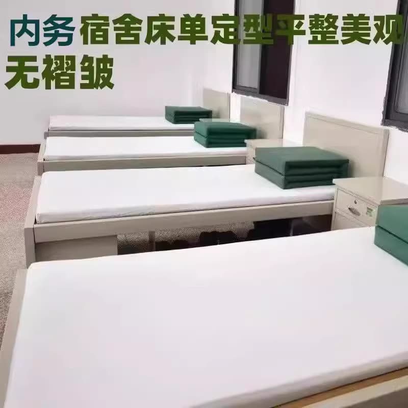 Standard Hard Wool Felt Mattress Pad Sheet Lifter Smooth Anti-Wrinkle Internal Affairs Felt Mattress White Pad Military Style