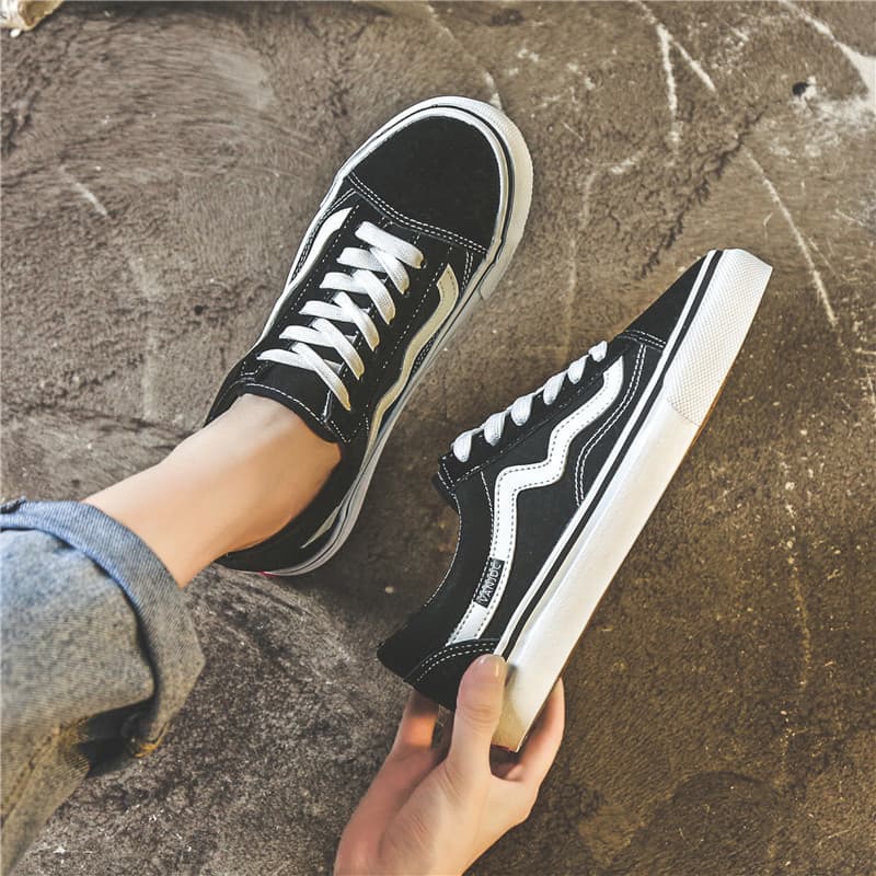 2024 Spring Autumn New Canvas Shoes Men's Women's Student Casual Board Shoes Korean Style Couple Flat Breathable White Trendy