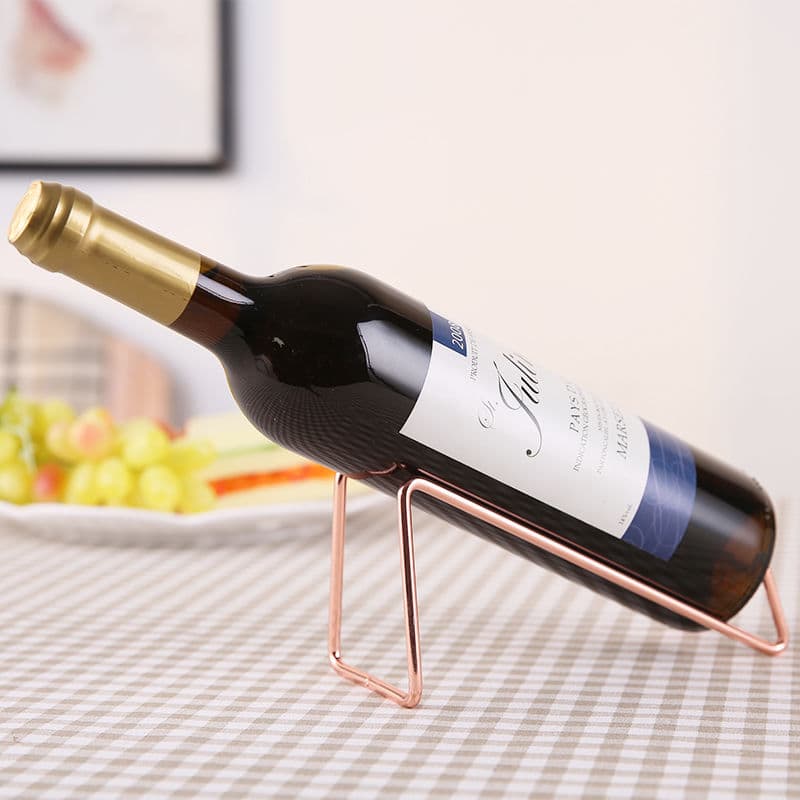 Cross-border hot-selling metal electroplated wine rack, home furnishing wine glass rack, European style wine display