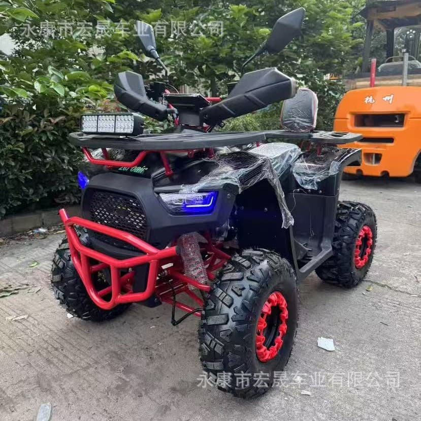 New 125CC ATV Beach Buggy 125CC Four-Wheel All-Terrain Off-Road Vehicle Four-Wheel Motorcycle Electric ATV