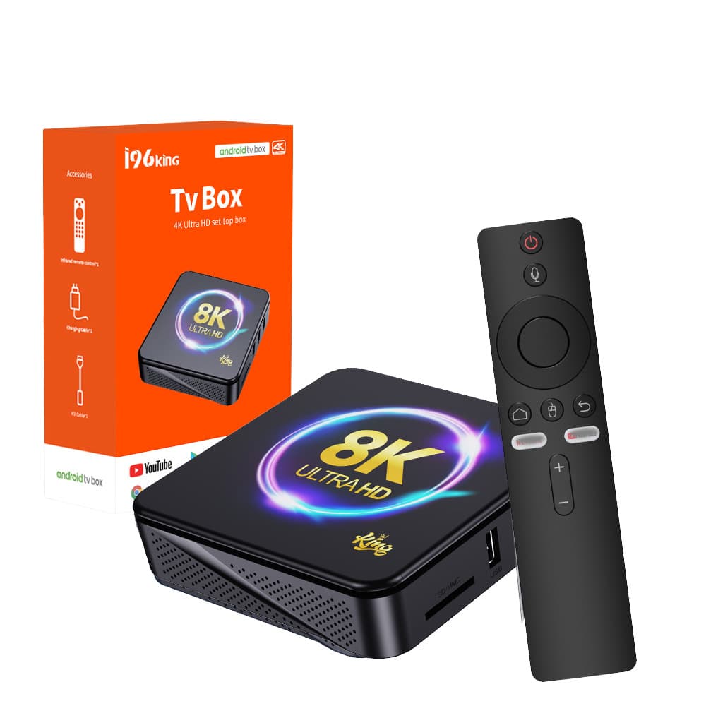 Set-top box 4K ultra-clear Android 14 voice TV box home network player tvbox exclusive for foreign trade