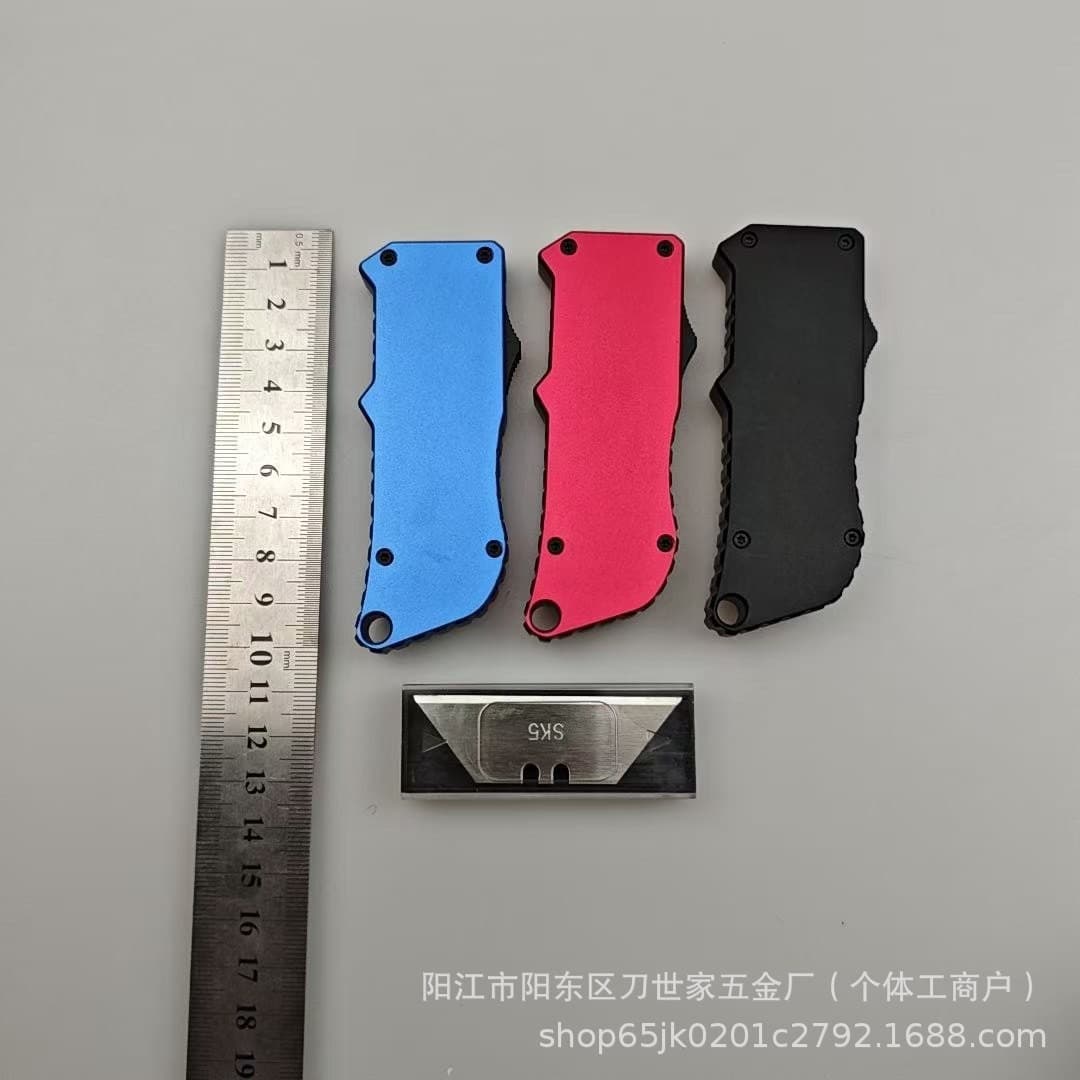 Microtech OTF Utility Knife, Box Cutter, Package Opener, Replaceable Blades, EDC