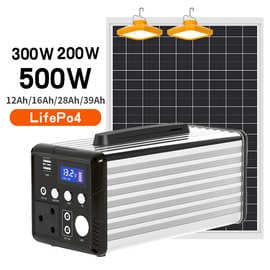 Outdoor portable solar lighting system for camping trip