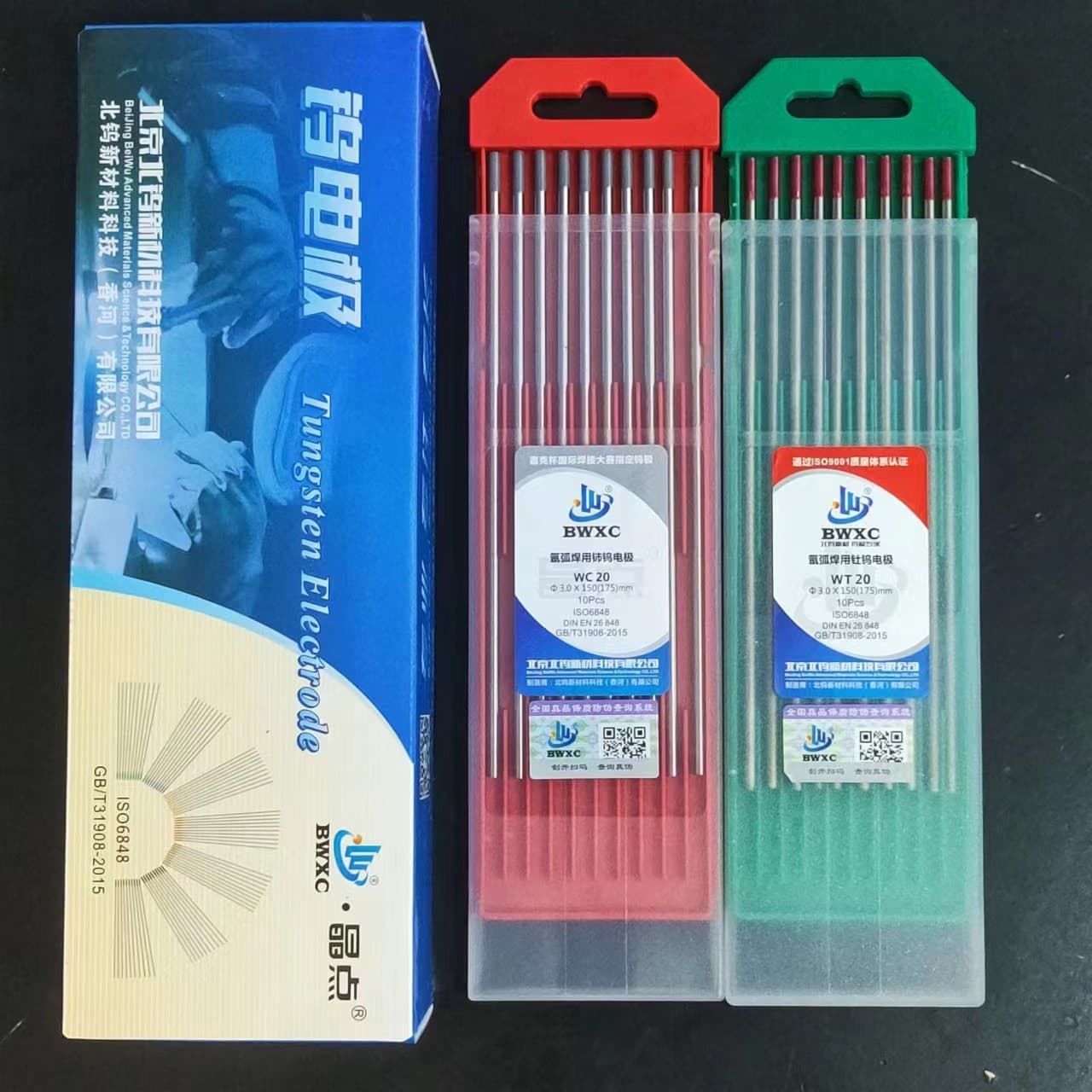 North Tungsten Tungsten Electrode Tungsten Needle TIG Welding Electrode Thoriated Tungsten Ceriated Tungsten 1.6/2.0/2.4/3.0/4.0 TIG Welding Accessories