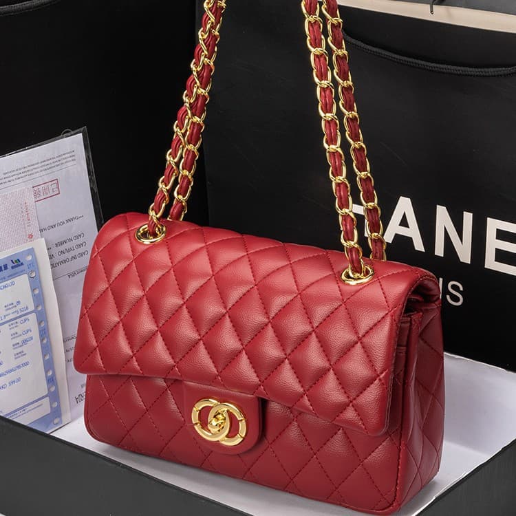 Cross-Border Dropshipping Foreign Trade Women's Bags 2025 New Style Chanel-Inspired Chain Bag Women's Crossbody Bag Versatile Quilted Bag