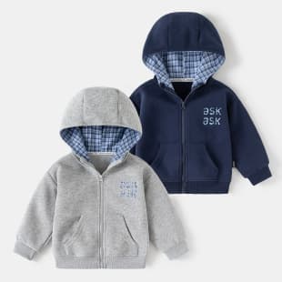 Boys' Jacket Preppy Style Spring Autumn 2026 New, Kids' Casual Sweatshirt for Big Kids