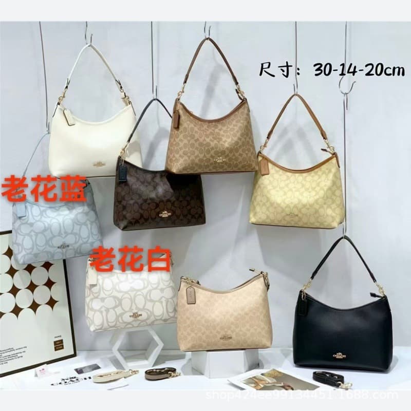 Ole ladies classic Laurel hobo bag pebbled leather shoulder crossbody bag European and American retro armpit bag