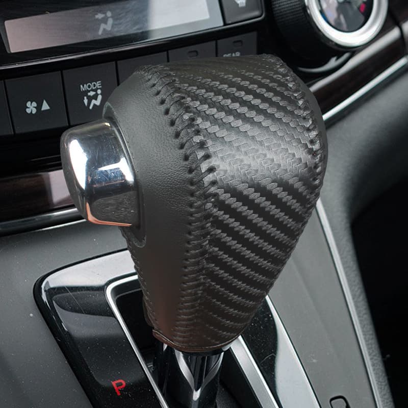Leather Shift Boot Cover for 2015 2016 Honda CRV, Gear Shift Lever Protector, Shift Knob Cover