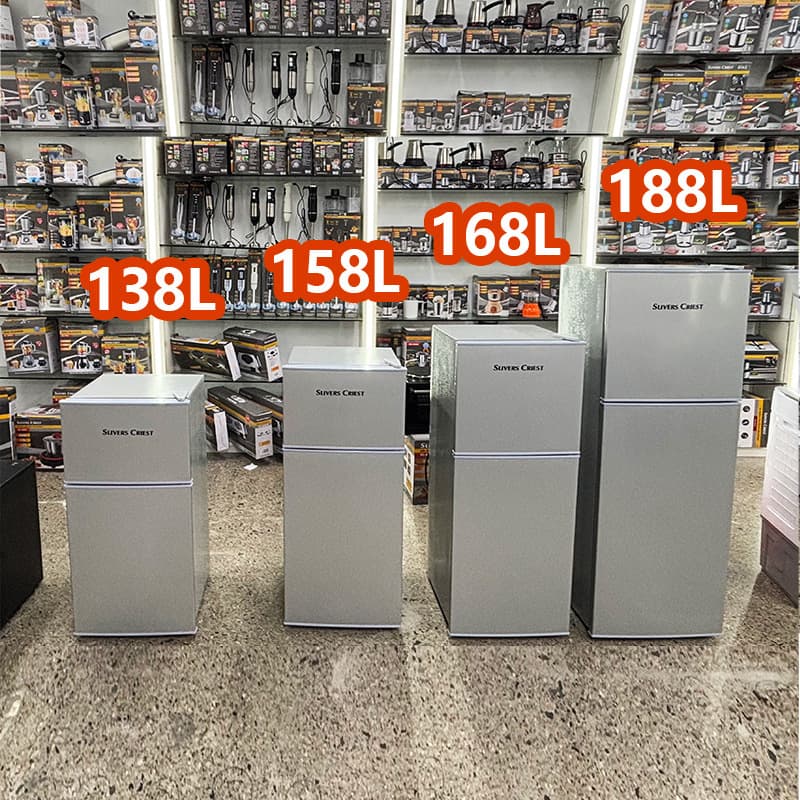 Cross-border 188L Fridge Large Capacity Double Door Energy Saving Refrigerator European Standard Factory