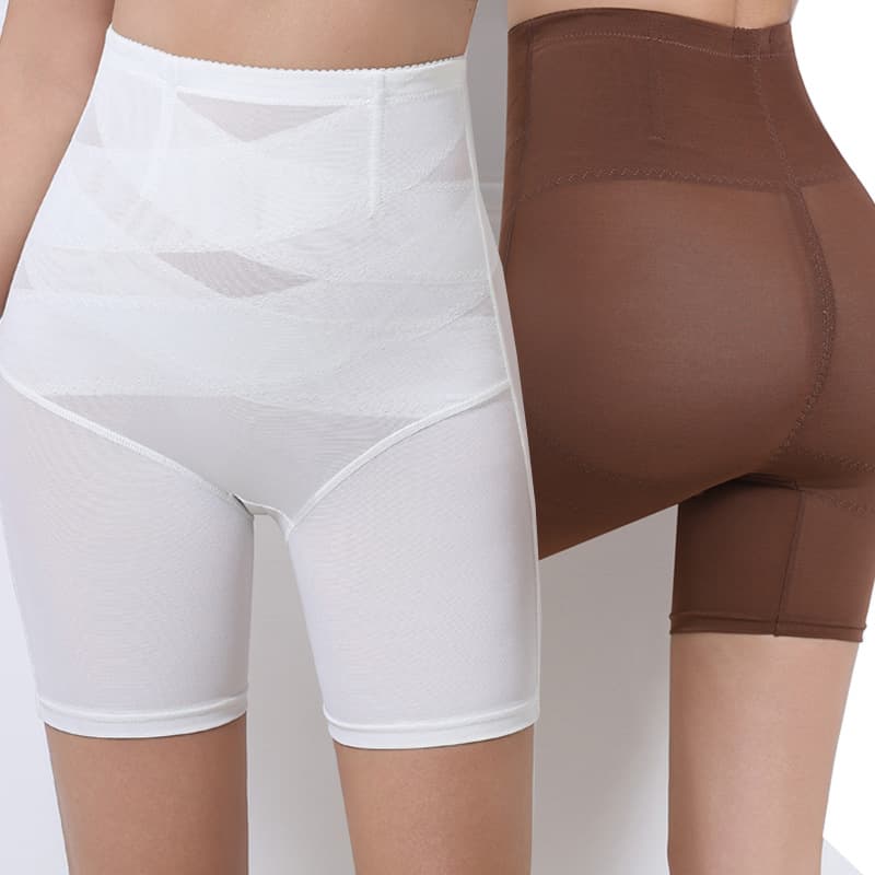 Cross Compression High-Waist Shapewear Panty, Tummy Control, Waist Shaper, Butt Lift, Non-Roll, Hip Lift, Flat Leg Slimming Pants