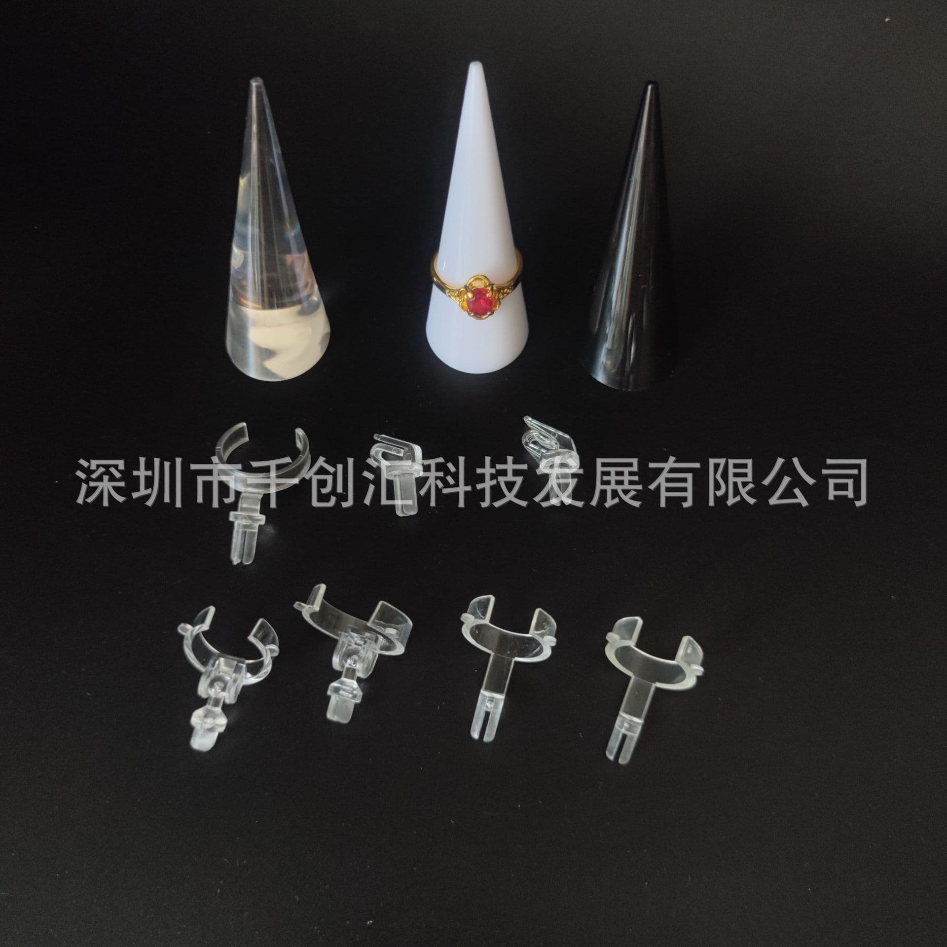 Acrylic Ring Display Stand Plastic Ring Display Stand Ring C Ring Adjustable Ring Stand Jewelry Display