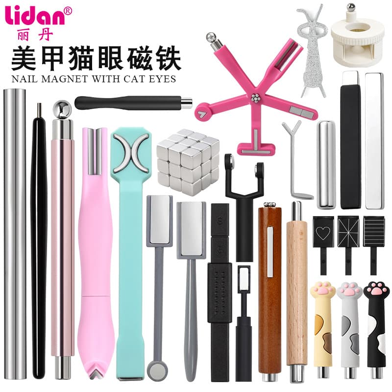 Nail Art Magnet Super Strong Magnetic Cat's Eye Magnet Fancy Multifunctional Nail Art Magnet Pen 3D Cat's Eye Glue Magnet