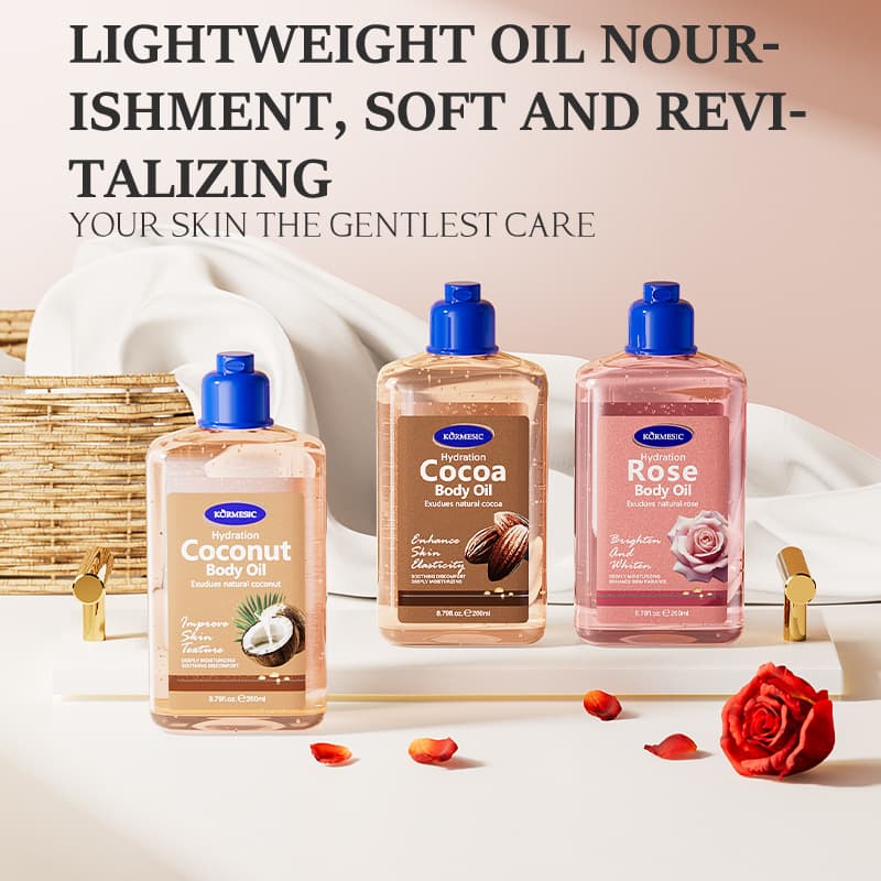 KORMESIC Coconut Body Oil Series Essence Oil, Body Care Cross-Border Trade Manufacturer Wholesale
