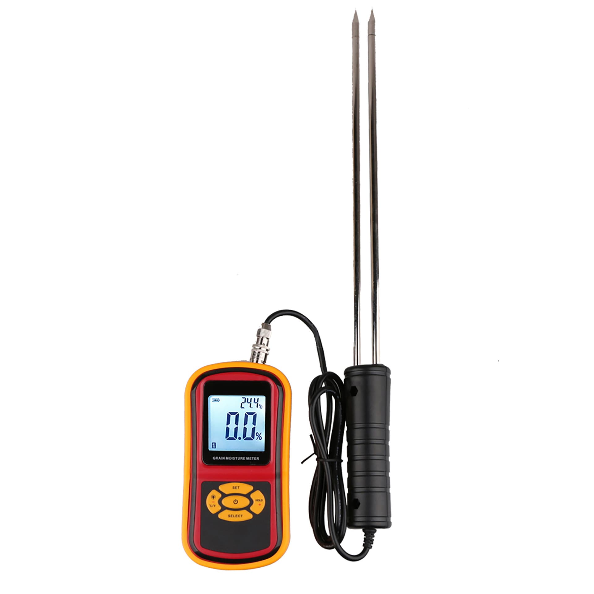 BIAOZHI Split Digital Grain Moisture Meter for Soybean, Wheat, Rice, and Grain Humidity Tester