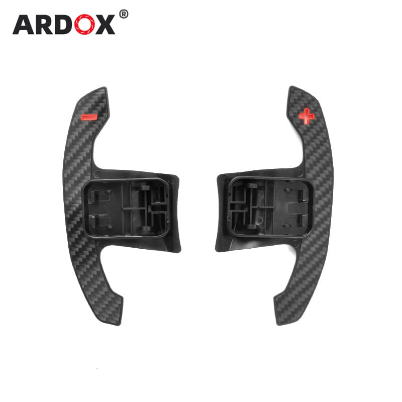 Carbon Fiber Shift Paddles for BMW M3 M4 M5 Steering Wheel, Extended M-Style Paddle Shifters