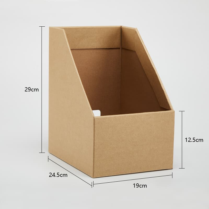 Student Desktop Organizer Box Simple Bookend File Holder Document Storage Box for Office Desk