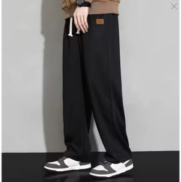 Wow Custom Loose Trendy Men's Youthful Casual Pants Fashion Summer Long Pants Mid-Rise