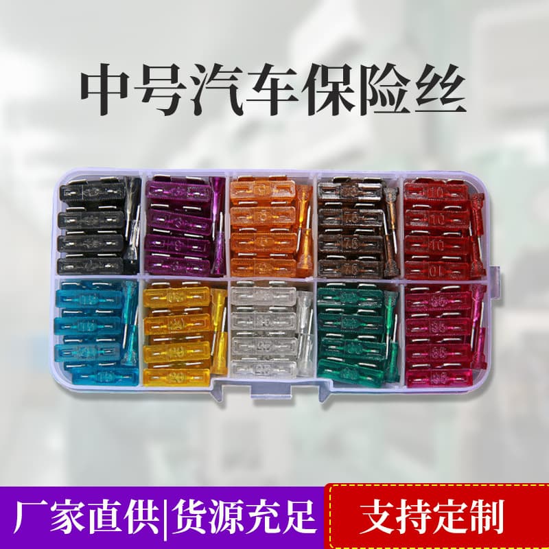 Changzhou manufacturer wholesale automotive fuses for 4S stores, various sizes, bulk discounts available.