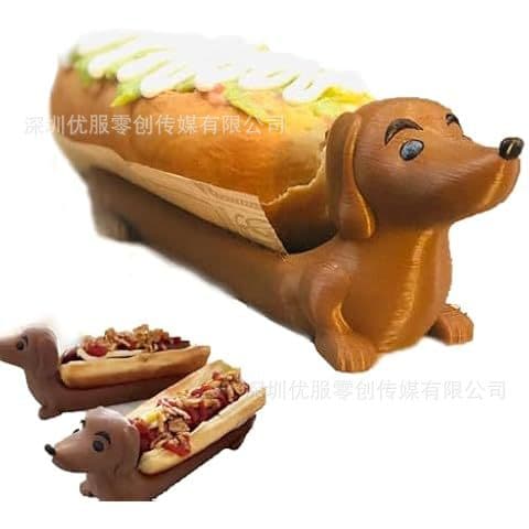 Cross-border Hot Seller Dachshund Tray, Fun Hot Dog Plate