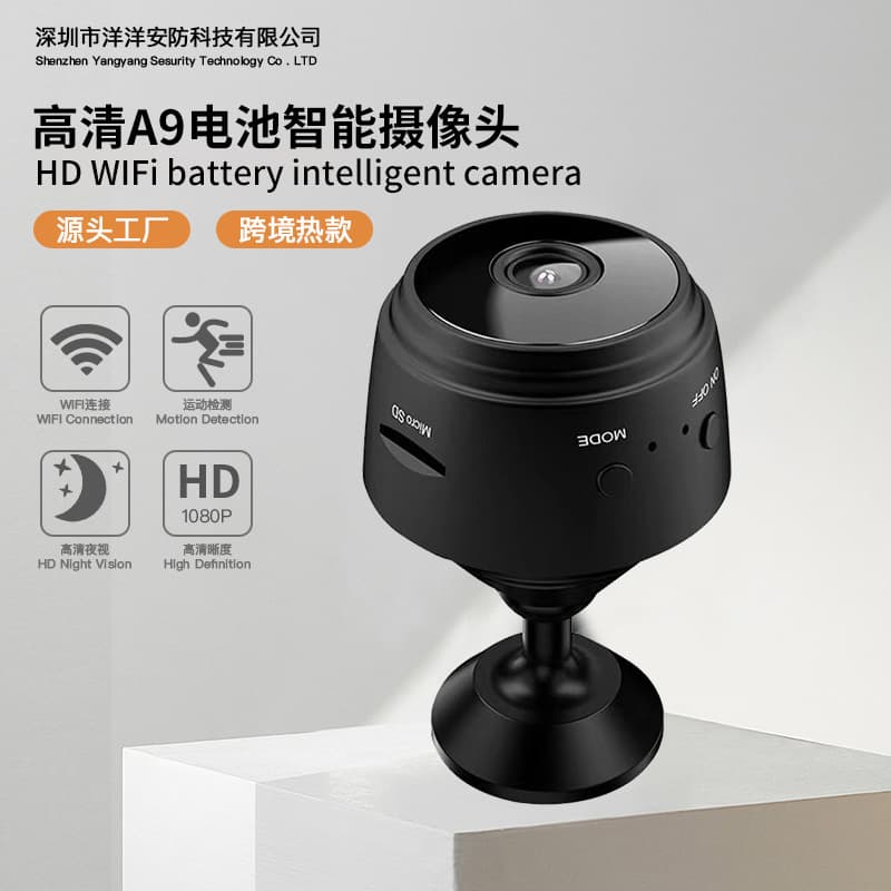 A9 Wifi Home Use Child Monitor 1080p High Definition Wifi Aerial Sports Camera A9 Surveillance Camera For Home Use