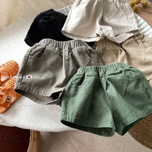 Cotton Little Shorts~ Boys and Girls Baby Candy Color Shorts, Casual Boys and Girls Pants Trendy Summer Korean Style