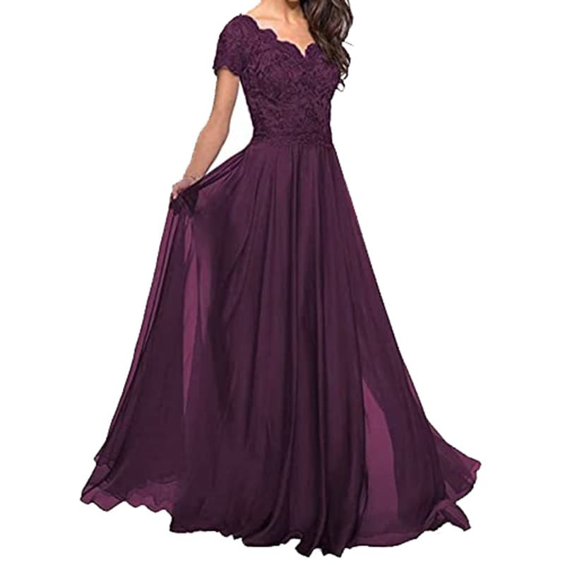 Evening Dress V-Neck Banquet Cross-Border Long Sleeve Slimming Party Annual Meeting Host Runway Evening Dress Women